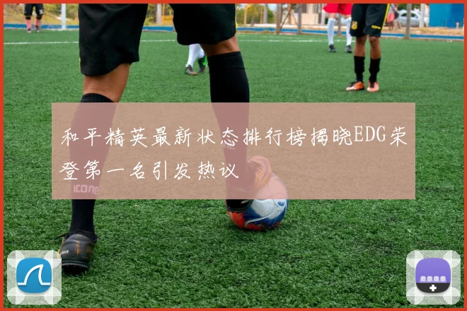 和平精英最新状态排行榜揭晓EDG荣登第一名引发热议